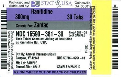 Ranitidine 300 mg Label Image (Ranitidine 300 mg Label)